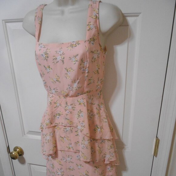 NEW Nasty Gal Collection hi-Low design layered sheer cocktail Dress size 4 👩✨ - Picture 14 of 15